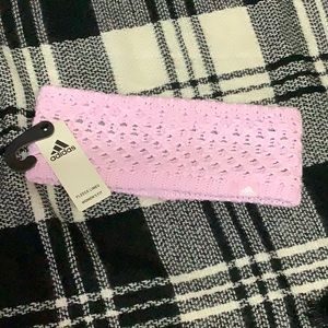 Adidas women’s crestline knit orchid fusion headband